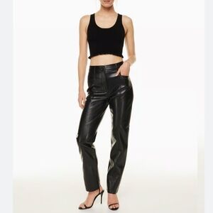 aritzia wilfred rebel leather pants